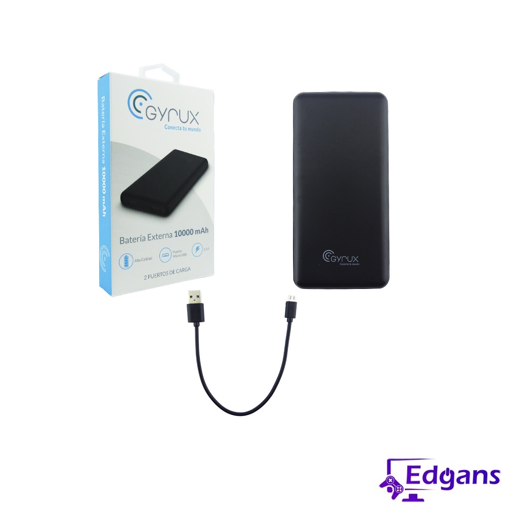 GYRUX - Bateria externa carga rapida 10000MAh con PD. 