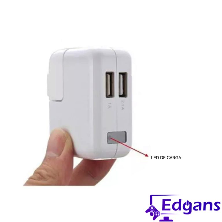 Toma Cargador Doble USB Tipo A+A, 1 Módulo Gris, MatixGO De